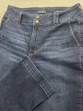 Judy Blue High Waist Double Button Wide Leg Denim Jeans Sz 16 W Reg JB82678